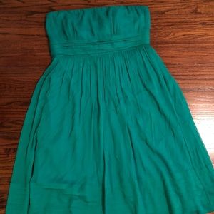 Green JCrew dress